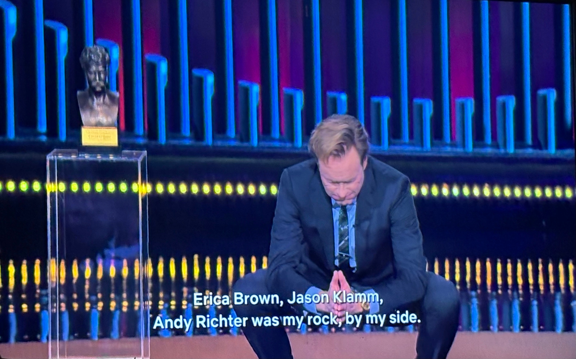 The Time Conan Thanked Me in his Mark Twain Award Acceptance Speech